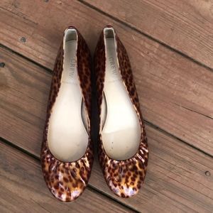 J. Crew Cece tortoise ballet flats size 10 9